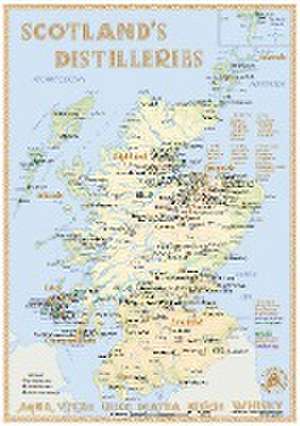 Whisky Distilleries Scotland - Tasting Map de Rüdiger Jörg Hirst