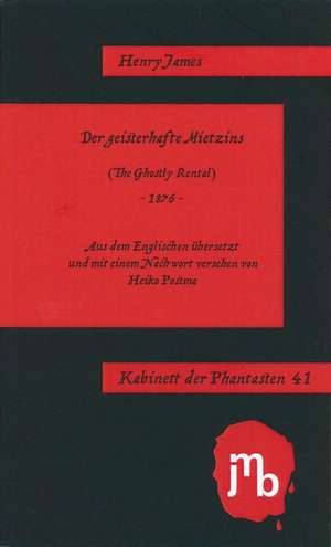 Der geisterhafte Mietzins de Henry James