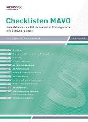 Checklisten MAVO 2022 de Renate Oxenknecht-Witzsch