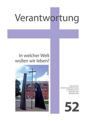 Verantwortung - Zeitschrift des Dietrich-Bonhoeffer-Vereins de Karl Martin