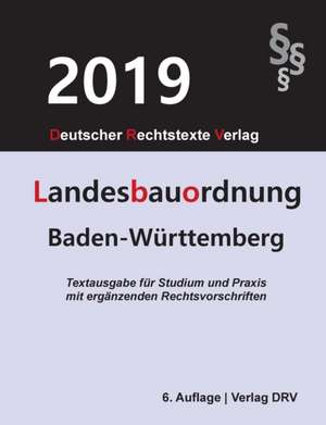 Landesbauordnung Baden-Württemberg de Redaktion Drv