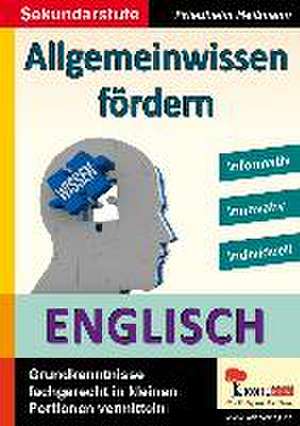 Allgemeinwissen fördern Englisch de Friedhelm Heitmann