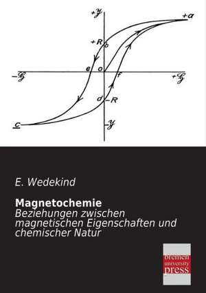 Magnetochemie de E. Wedekind