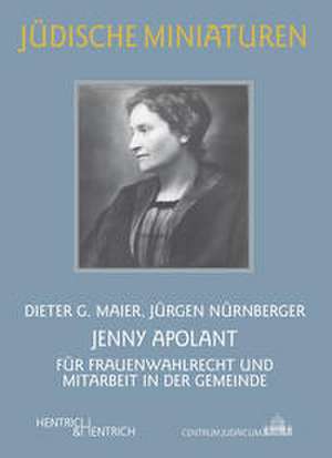 Jenny Apolant de Dieter G. Maier