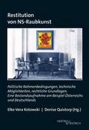 Restitution von NS-Raubkunst de Elke-Vera Kotowski