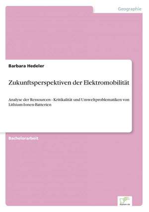 Zukunftsperspektiven der Elektromobilität de Barbara Hedeler