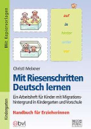 Mit Riesenschritten Deutsch lernen - Handbuch de Christl Meixner