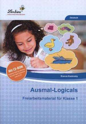 Ausmal-Logicals. Grundschule, Deutsch, Klasse 1 de Bianca Kaminsky