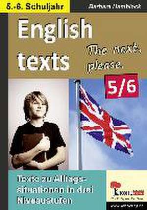 English texts - The next, please. / 5.-6. Schuljahr de Barbara Hamblock