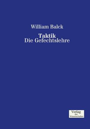 Taktik de William Balck