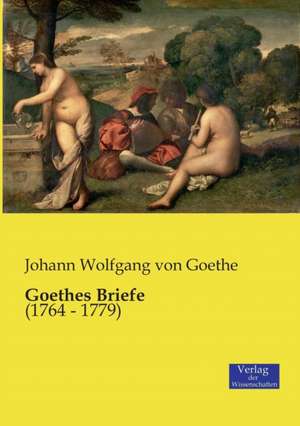 Goethes Briefe de Johann Wolfgang von Goethe