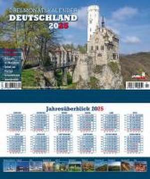 Drei-Monatskalender Deutschland 2025 de Jörg Neubert