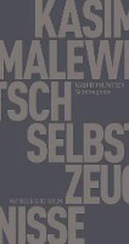 Selbstzeugnisse de Kasimir Malewitsch