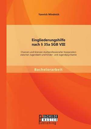 Eingliederungshilfe Nach 35a Sgb VIII: Chancen Und Grenzen Multiprofessioneller Kooperation Zwischen Jugendamt Und Kinder- Und Jugendpsychiatrie de Yannick Mindnich