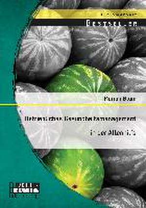 Betriebliches Gesundheitsmanagement in Der Altenhilfe: Verfahrensmoglichkeiten Und Vergleich Mit Alternativen Industriellen Trennverfahren de Marion Blum