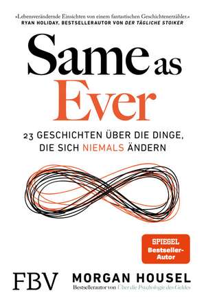 Same as Ever de Morgan Housel