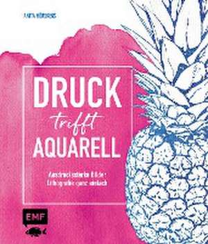 Druck trifft Aquarell de Anita Hörskens