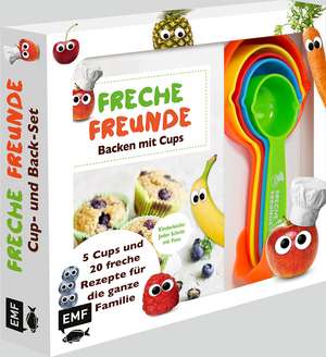 Freche Freunde: Das freche Cup- und Back-Set - Mit 5 Cups und 20 frechen Rezepten für die ganze Familie