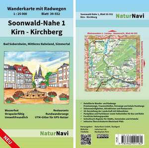 Soonwald-Nahe 1 - Kirn - Kirchberg 1:25 000