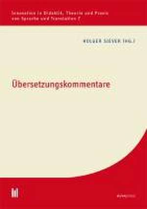 Übersetzungskommentare de Holger Siever