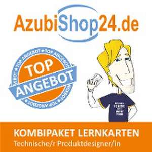 AzubiShop24.de Kombi-Paket Lernkarten Technische/-r Produktdesigner/-in de Michaela Rung-Kraus