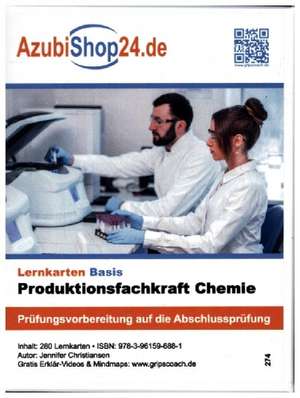 Lernkarten Produktionsfachkraft Chemie de Jennifer Christiansen