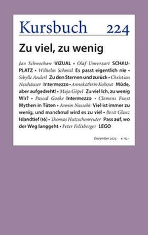 Kursbuch 224 de Armin Nassehi