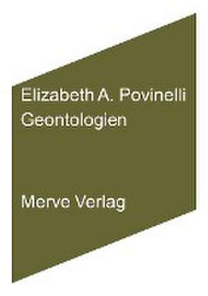 Geontologien de Elizabeth A. Povinelli