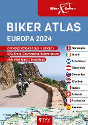 Biker Atlas EUROPA 2024 de Bikerbetten - TVV Touristik Verlag GmbH