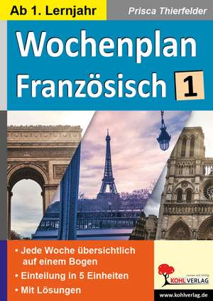 Wochenplan Französisch / ab 1. Lernjahr de Prisca Thierfelder