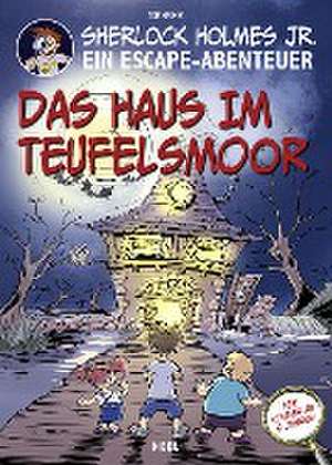 Sherlock Holmes Junior - Escape-Rätsel: Das Haus im Teufelsmoor- Das perfekte Geschenk für alle Escape-Room Rätsel-Fans de Tom Grimm