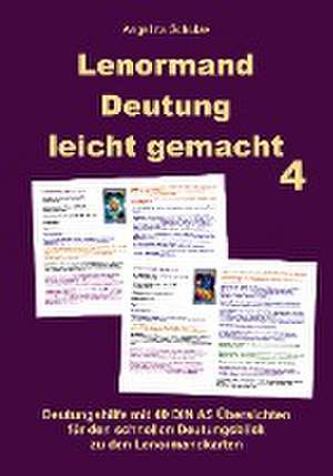 Lenormand Deutung leicht gemacht 4 de Angelina Schulze