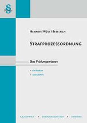 Strafprozessordnung (StPO) de Karl-Edmund Hemmer