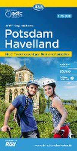 ADFC-Regionalkarte Potsdam Havelland, 1:75.000, mit Tagestourenvorschlägen, reiß- und wetterfest, E-Bike-geeignet, GPS-Tracks-Download de Allgemeiner Deutscher Fahrrad-Club e. V. (ADFC)