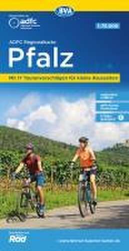 ADFC-Regionalkarte Pfalz, 1:75.000, mit Tagestourenvorschlägen, reiß- und wetterfest, E-Bike-geeignet, GPS-Tracks Download de Allgemeiner Deutscher Fahrrad-Club e. V. (ADFC)