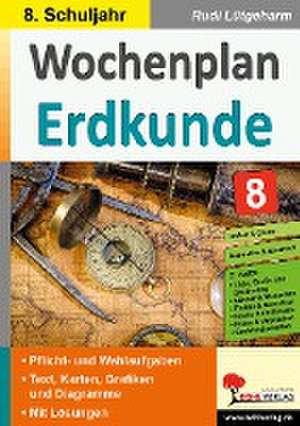 Wochenplan Erdkunde / Klasse 8 de Rudi Lütgeharm