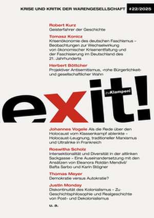 Exit! Krise und Kritik der Warengesellschaft de Koblenz Verein für kritische Gesellschaftswissenschaften e. V.