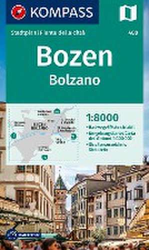 KOMPASS Stadtplan Bozen / Bolzano 1:8.000 de KOMPASS-Karten GmbH