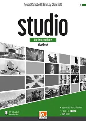 Studio Pre Intermediate Workbook+E-Zone de Robert Campbell