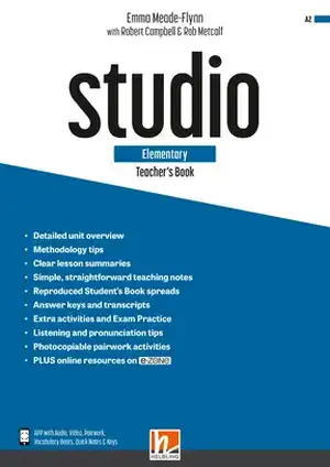 Studio Elementary Teacher's Book+E-Zone