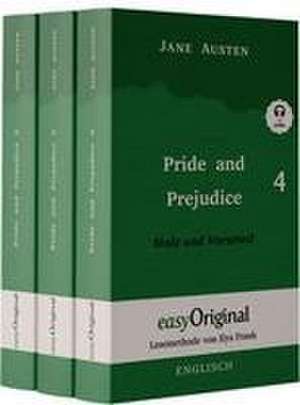 Pride and Prejudice / Stolz und Vorurteil - Teile 4-6 Hardcover (Buch + 3 MP3 Audio-CD) - Lesemethode von Ilya Frank - Zweisprachige Ausgabe Englisch-Deutsch de Jane Austen