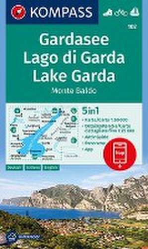 KOMPASS Wanderkarte 102 Gardasee, Lago di Garda, Lake Garda, Monte Baldo 1:50.000 de KOMPASS-Karten GmbH