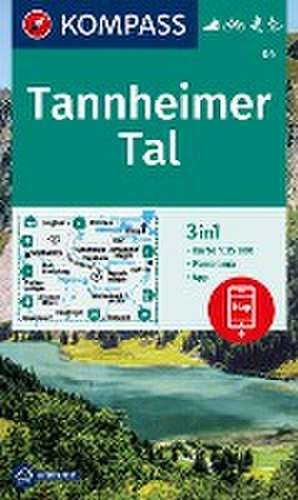 KOMPASS Wanderkarte 04 Tannheimer Tal 1:35.000 de KOMPASS-Karten GmbH