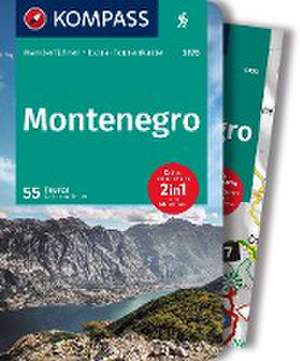 KOMPASS Wanderführer Montenegro, 55 Touren mit Extra-Tourenkarte de Katharina Nemec