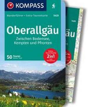 KOMPASS Wanderführer Oberallgäu, 50 Touren zwischen Bodensee, Kempten und Pfronten, mit Extra-Tourenkarte de Walter Theil