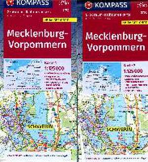 KOMPASS Großraum-Radtourenkarte 3702 Mecklenburg-Vorpommern 1:125.000