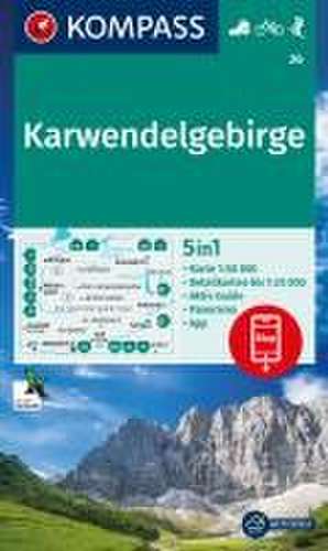 KOMPASS Wanderkarte 26 Karwendelgebirge 1:50.000