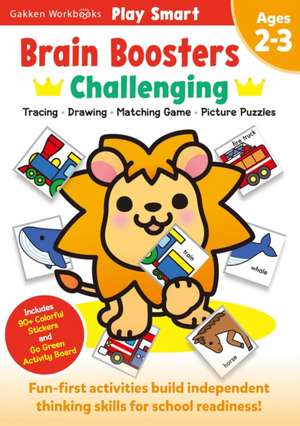 Play Smart Brain Boosters: Challenging - Age 2-3 de Gakken Early Childhood Experts