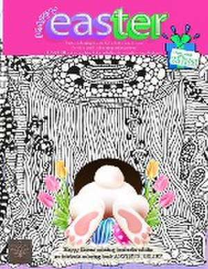 HAPPY EASTER Cute coloring book for adults and teens for fun and colouring relaxation de Enjoyable Harmony