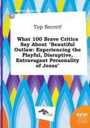 Top Secret! What 100 Brave Critics Say about Beautiful Outlaw: Experiencing the Playful, Disruptive, Extravagant Personality of Jesus de Jason Anning